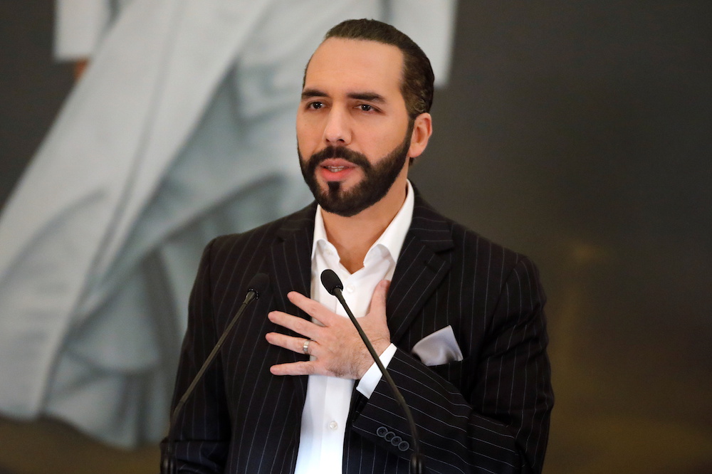 El Salvador's foreign ministry said President Nayib Bukele and his government “supports the candidacy of the Kingdom of Saudi Arabia to host the World Expo 2030.” (Reuters/File Photo)