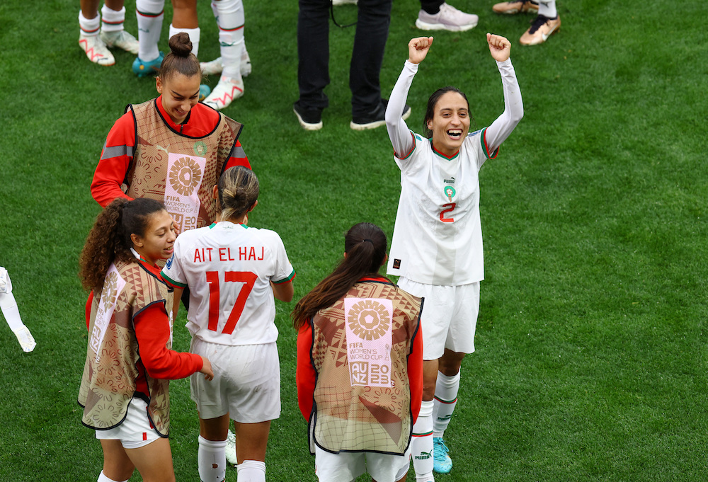 Morocco becomes the first Arab Nation ever to win a game at a Women’s World Cup (Reuters)