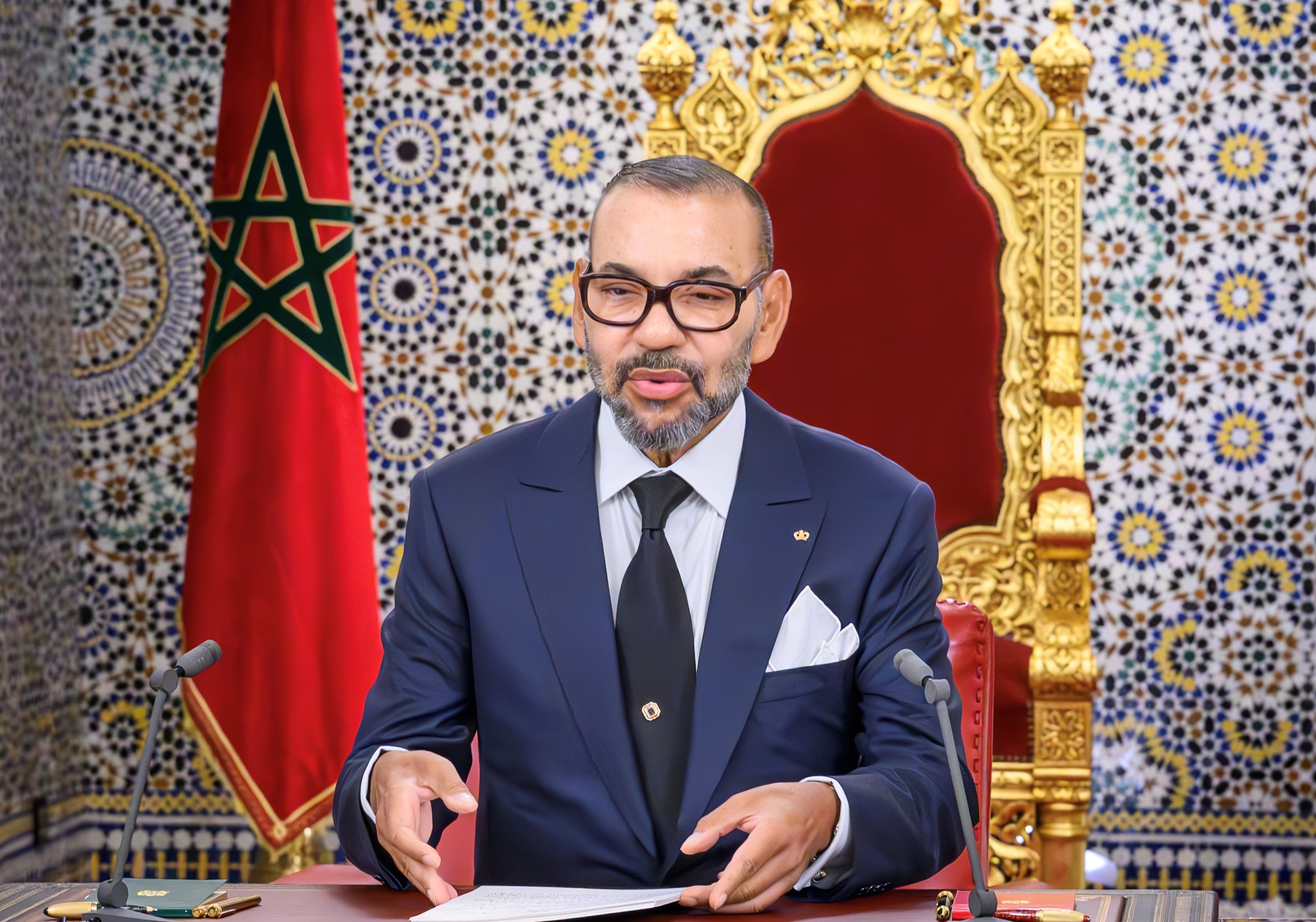 Mohammed VI expressed reassurance to “our brothers in Algeria, their leadership and their people that they will never have to fear malice from Morocco.” (AFP)