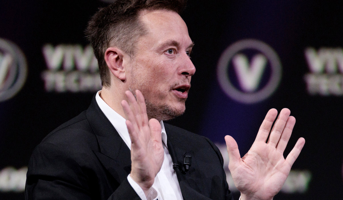 SpaceX, Twitter and electric car maker Tesla CEO Elon Musk speaks during an event at the Vivatech technology startups and innovation fair at the Porte de Versailles exhibition centre in Paris, on June 16, 2023. (AFP)