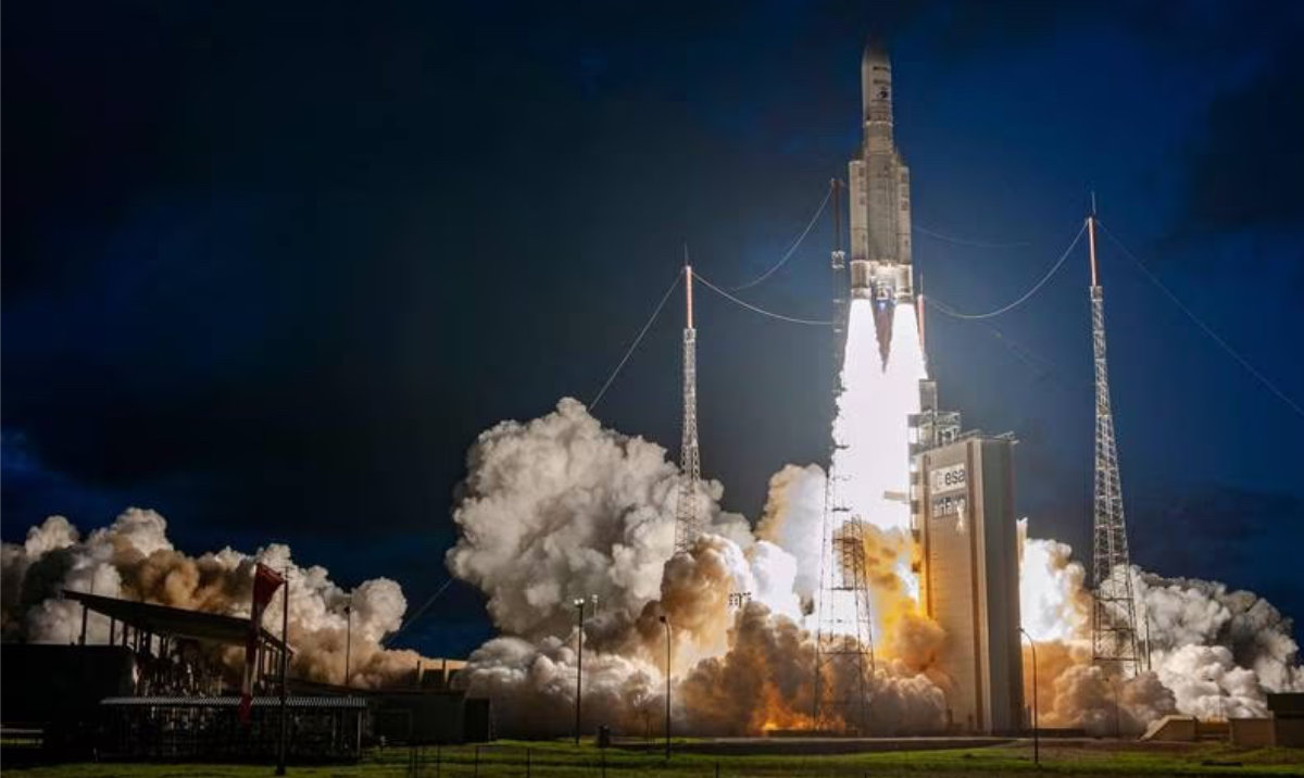 European rocket launches take place from a spaceport in French Guiana. (Reuters/File)