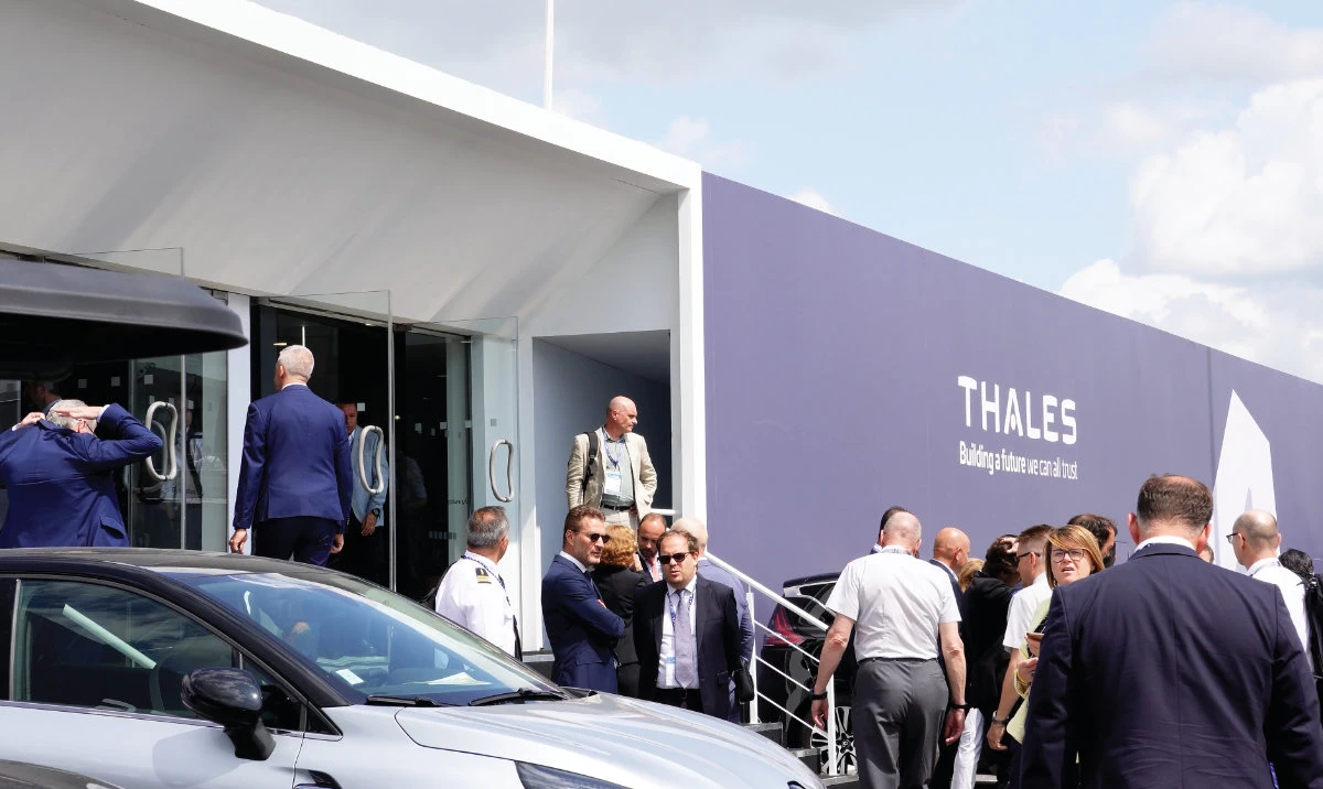 Thales specializes in areas such as artificial intelligence, cybersecurity, and communication systems, and currently operates in 68 countries with 77,000 employees. (Supplied)