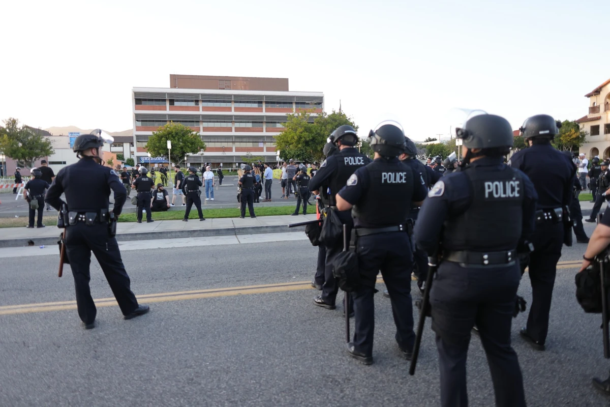 File photo of US police officers. (AFP)