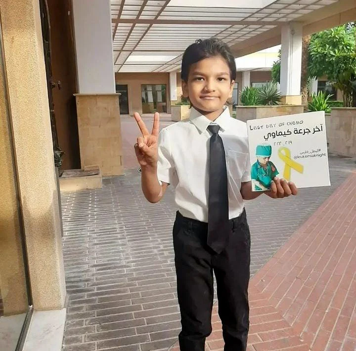 Faris Kashmeeri, cancer free since 2022, received free treatment at the Princess Noura Oncology Center at King Abdulaziz Medical City, Jeddah. (Supplied)
