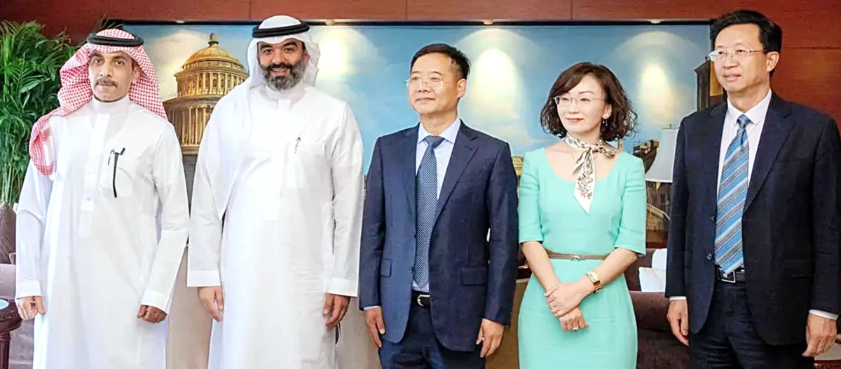 A delegation from the Saudi agency held talks with representatives of the Chinese companies MinoSpace, Galactic energy, and China electronics Technology Group Corp. (SPA)