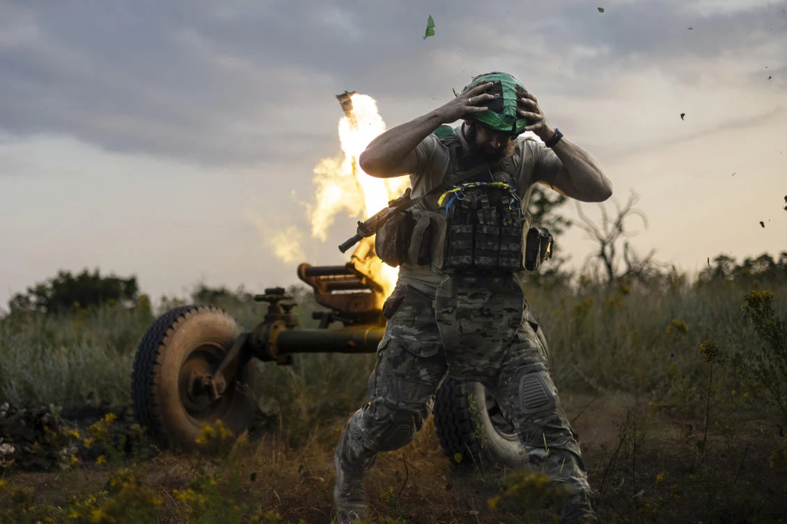 Ukrainian forces complain they are facing a shortage of ammunition as they seek to dislodge Moscow’s troops from occupied territories in a grueling counter-offensive. (AP)