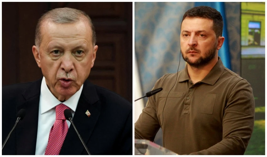 President Volodymyr Zelensky is set to hold talks with Turkish leader Recep Tayyip Erdogan on Friday on the latest leg of a tour to push Ukraine’s bid to join NATO and secure more weapons from allies. (Reuters/AFP)