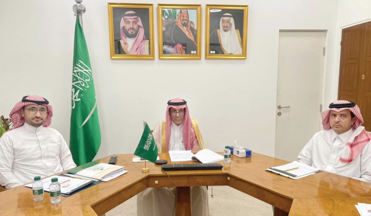 Dr. Abdulrahman Al-Rassi represented Saudi Arabia in the meeting on behalf of Foreign Minister Prince Faisal bin Farhan. (Supplied)
