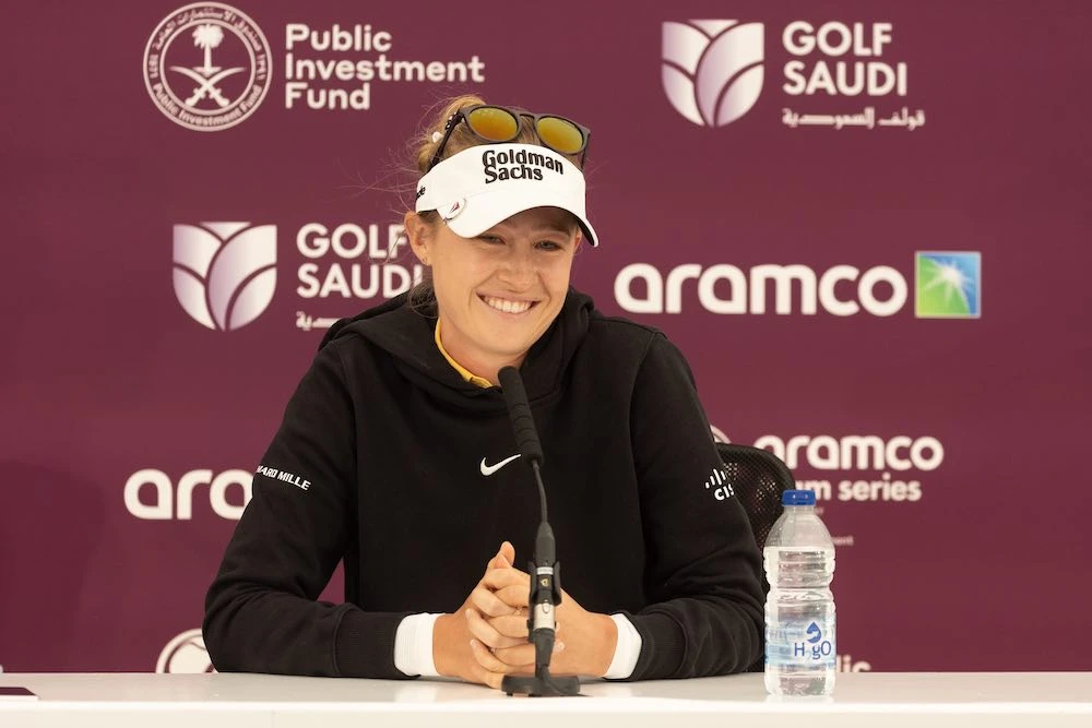 Nelly Korda of the USA is aiming to repeat her Aramco Team Series success in London. (Tristan Jones/LET)