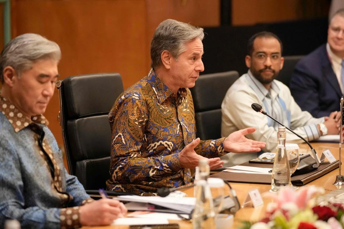 Blinken says ‘we must press’ Myanmar junta to stop violence, return to democracy