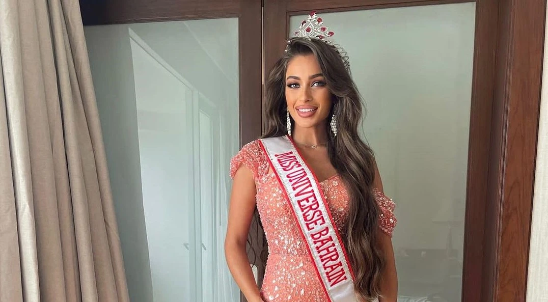 Miss Universe Bahrain Evlin Khalifa made an appearance in Thailand. (Instagram)