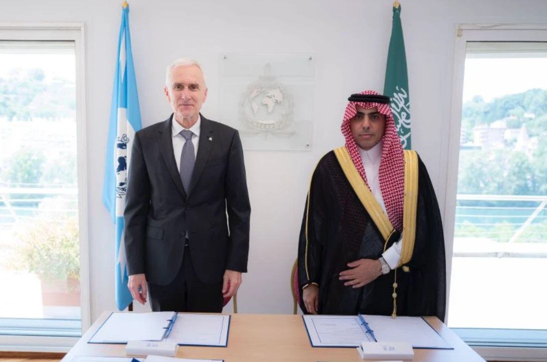 Contribution agreement was signed by the director general of Saudi Interpol, Col. Abdulmalik Al-Sogiah, at Interpol headquarters in Lyon, France. (Interpol)