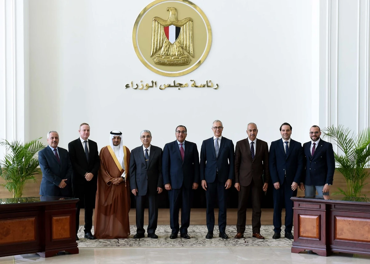 The MoU was signed at the headquarters of the Council of Ministers in the city of El Alamein (Supplied))