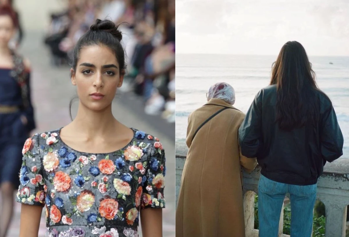 Nora Attal, who had a busy stint in Paris including walking for Chanel, jetted to Morocco soon after. (Getty Images)