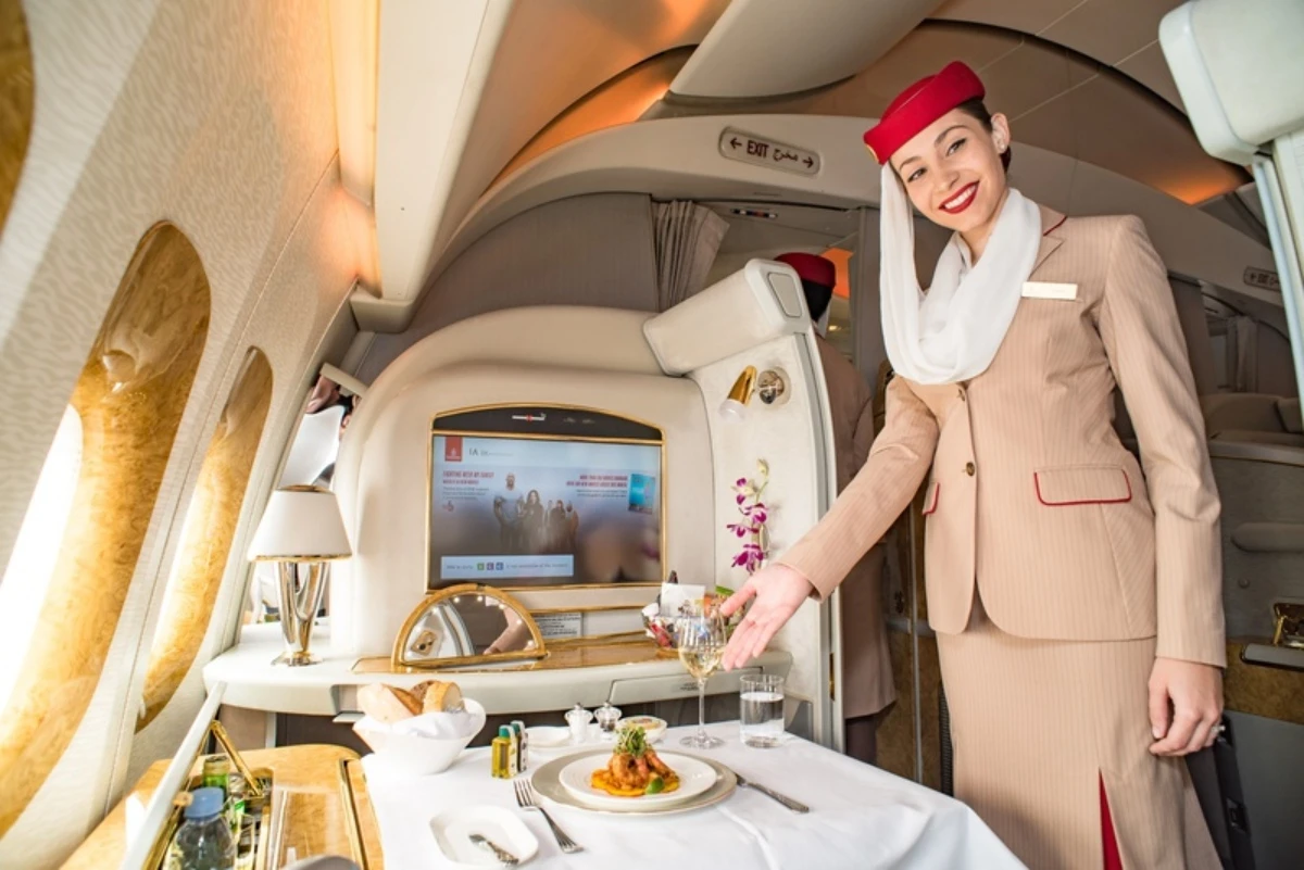 First class suite. (Emirates)