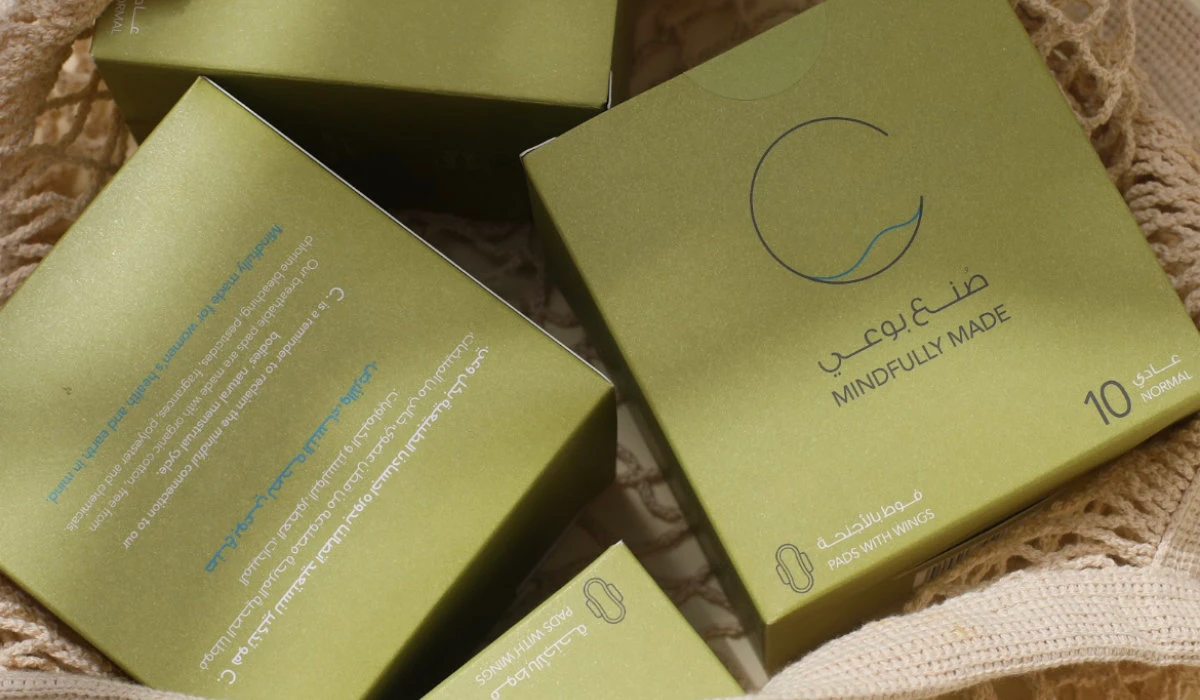 Through their products and mission, a Saudi company creates awareness around the importance of utilizing biodegradable menstruation pads while pillaring sustainability and education. (Supplied)