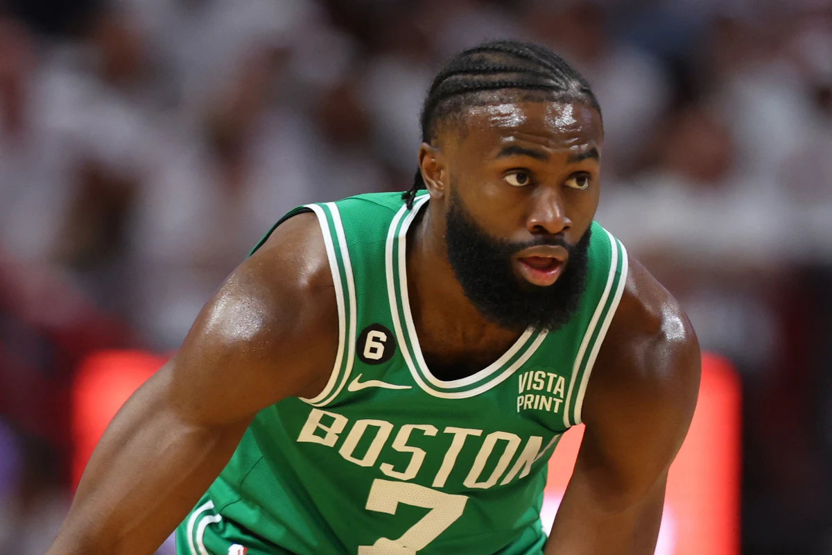 Jaylen Brown will remain with the Boston Celtics after agreeing to a record-breaking $304 million five-year contract extension, US media reports said. (File/AFP)