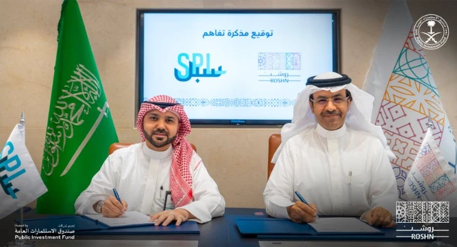PIF-owned ROSHN signed a memorandum of understanding with the Saudi Post Corporation (SPL) to improve postal coverage in the Kingdom. (Twitter/@Roshnksa)