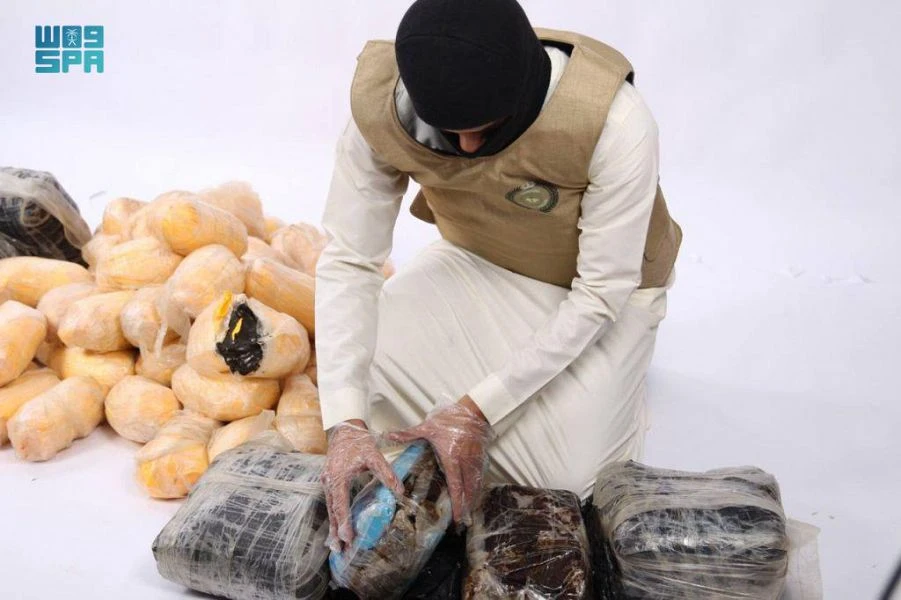 Saudi authorities thwart attempt to smuggle 693kg of hashish