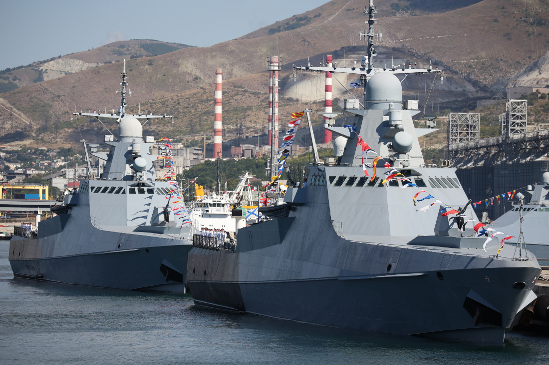 Russia also reported attack by Ukrainian sea drones on its warships which were escorting a civilian vessel. (File/AFP)