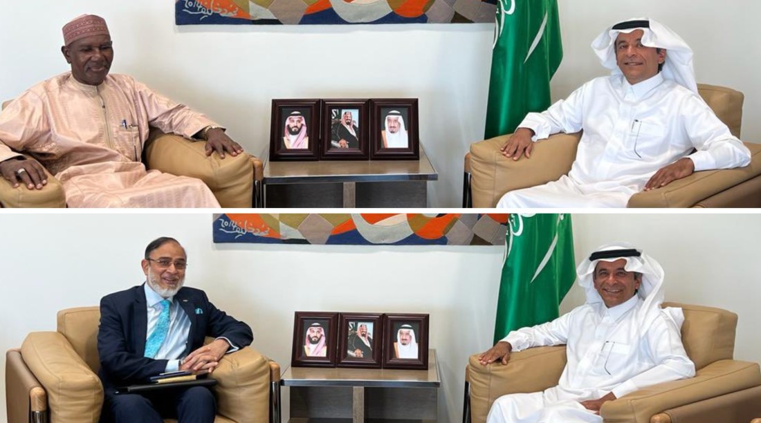 Saudi minister meets with Nigerian and Bangladeshi ambassadors