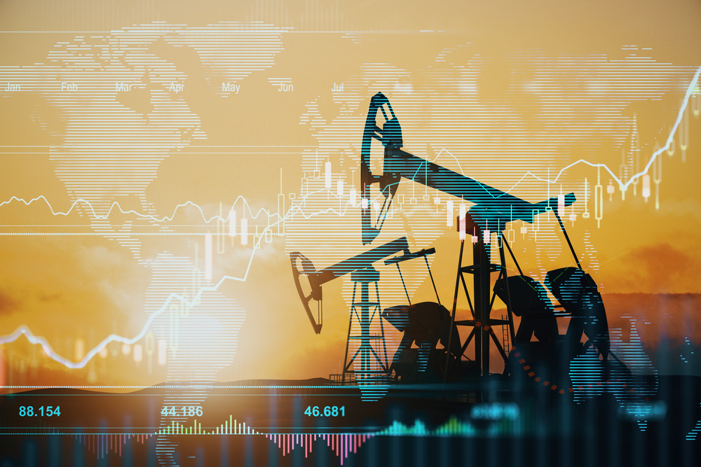 Brent crude futures for October rose 31 cents to $85.45 a barrel by 1:59 p.m. Saudi time (Shutterstock)
