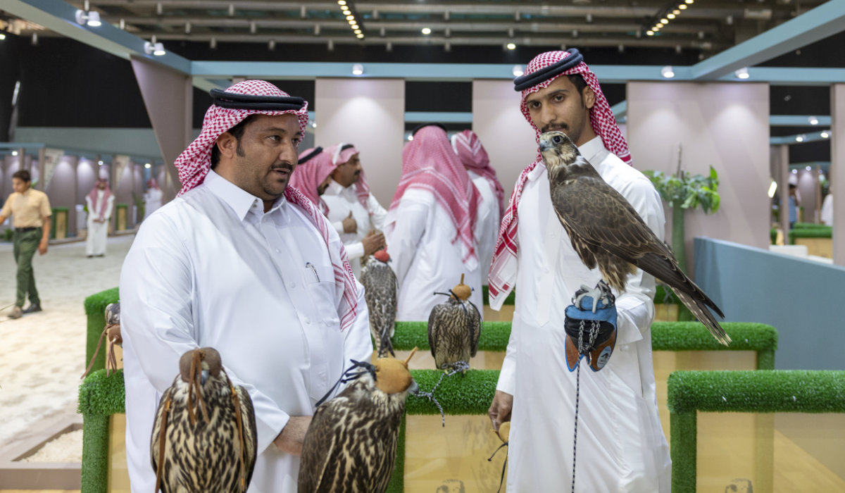 The Saudi Falcons Club organizes the IFBA at the club's headquarters in Malham (north of Riyadh) to establish a reliable and safe market for falcon breeders. (SFC/Supplied)