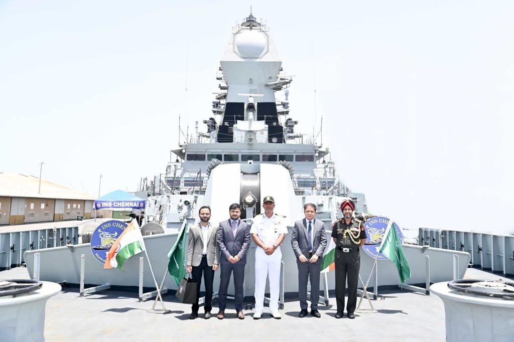 Indian Navy seeks to boost defense ties with Saudi Arabia