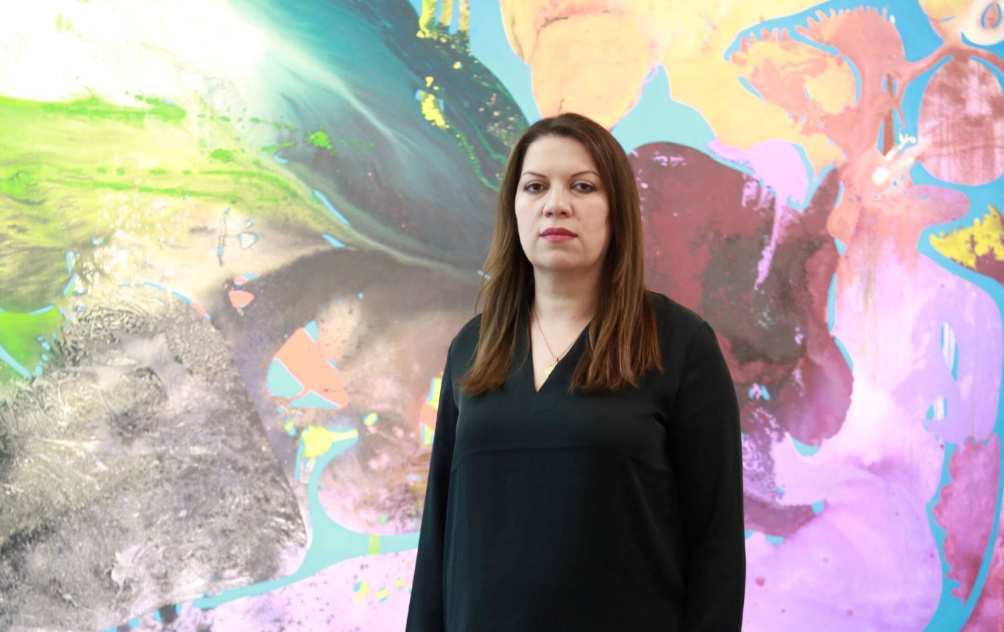 Iraqi American artist Vian Sora's ‘Last Sound’ has recently entered the collection of the Baltimore Museum of Art. (Supplied)