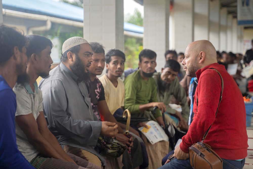 A joint delegation from the Organization of Islamic Cooperation and the UN High Commissioner for Refugees conducts a humanitarian visit to Cox’s Bazar in Bangladesh from Aug. 6 to 11. (UNHCR)