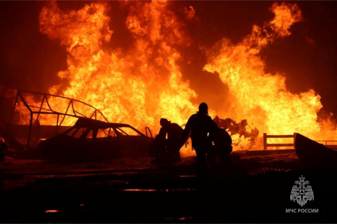 Fire at Russian fuel station kills 30, scores injured