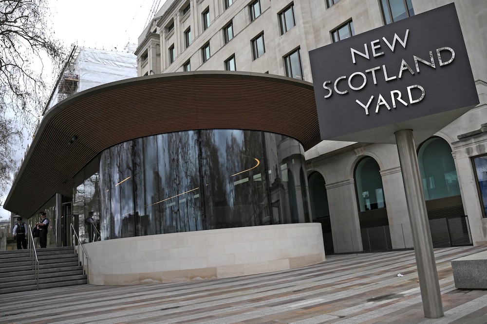 New Scotland Yard, the headquarters of the Metropolitan Police Service (AFP)