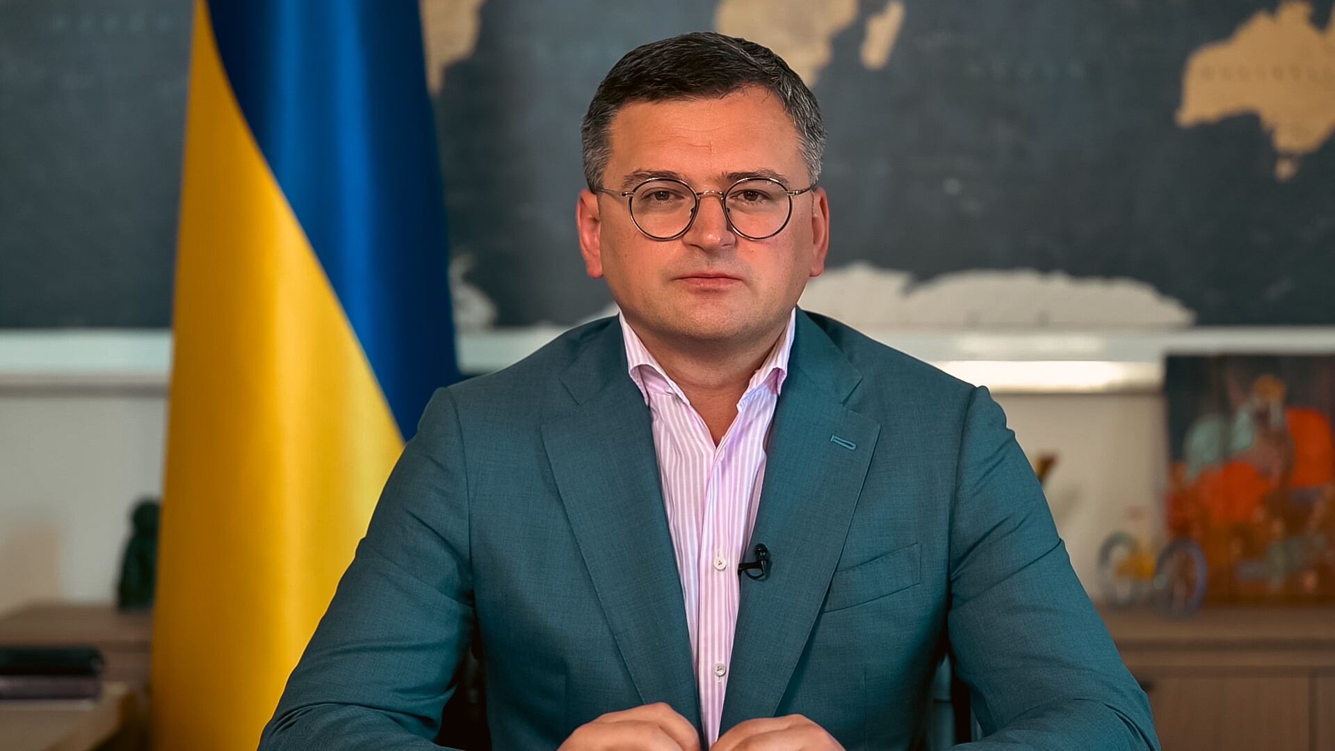 “Russia must respect Ukraine’s territorial integrity within its internationally recognized borders,” Kuleba told Arab News. (AN Photo)