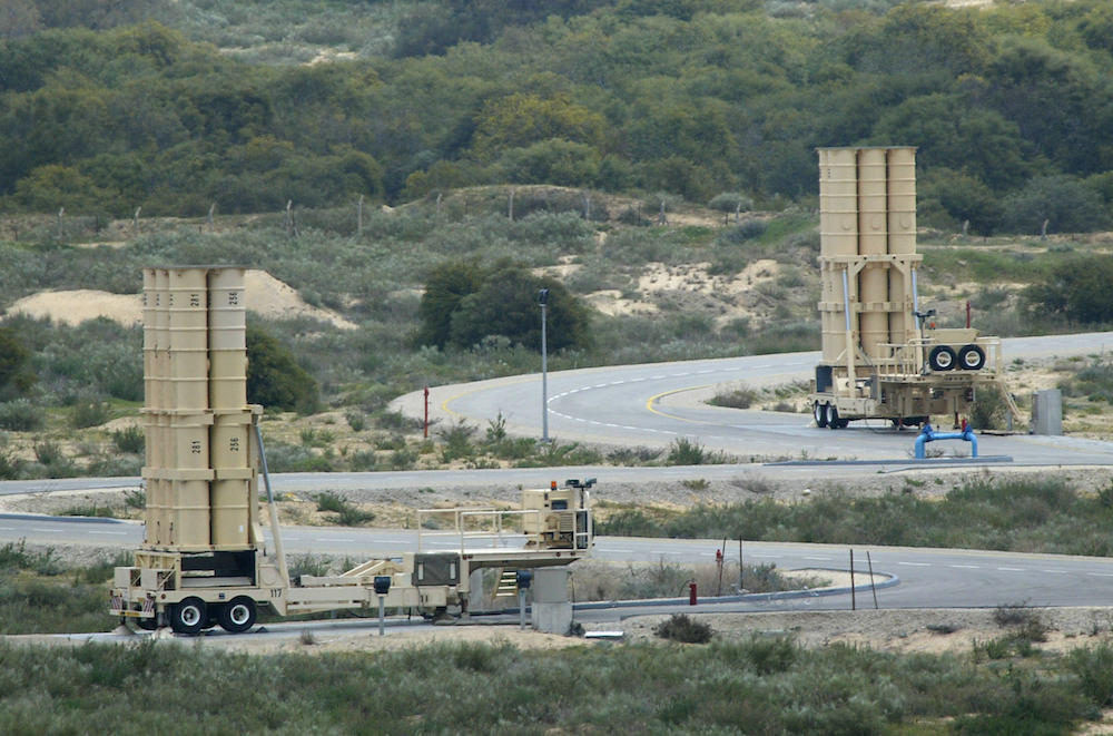 The Arrow 3system was first deployed in an Israeli air force base in 2017 and has been used to protect Israel against attacks from Iran and Syria. (AFP file photo)