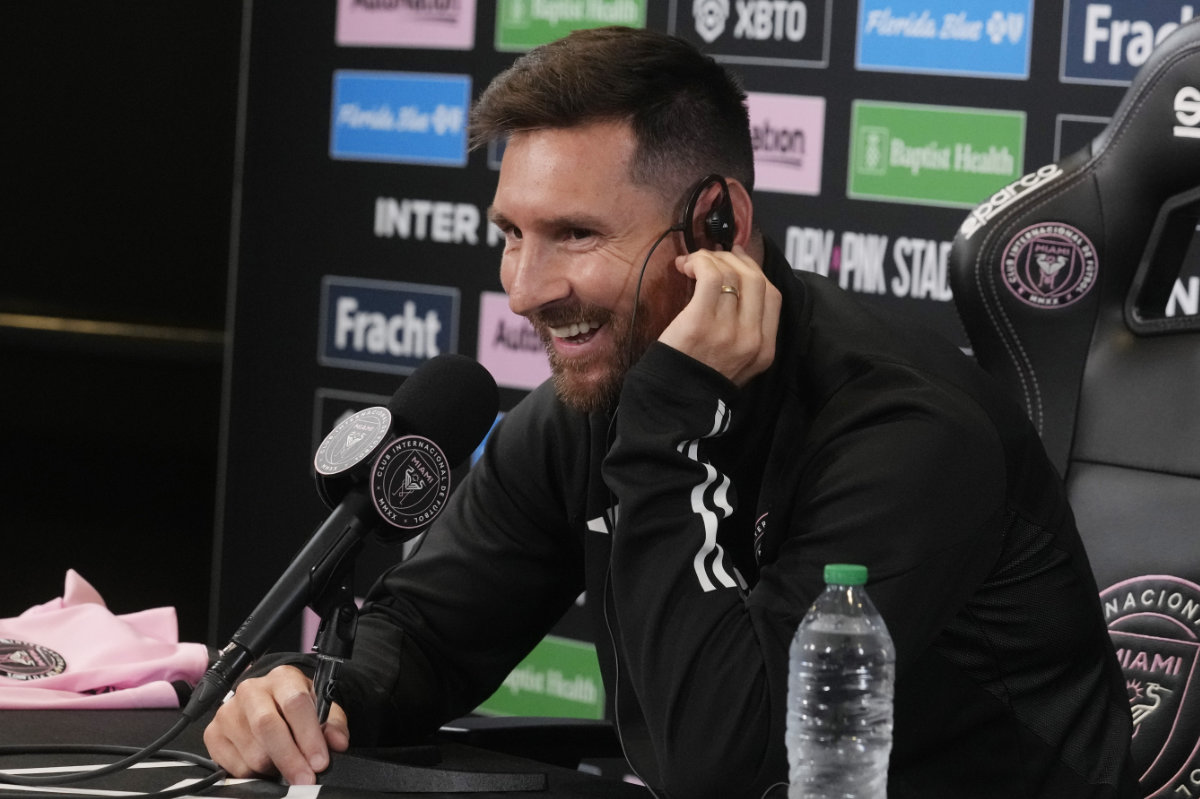 Miami move ‘opposite’ of PSG switch, says happy Messi