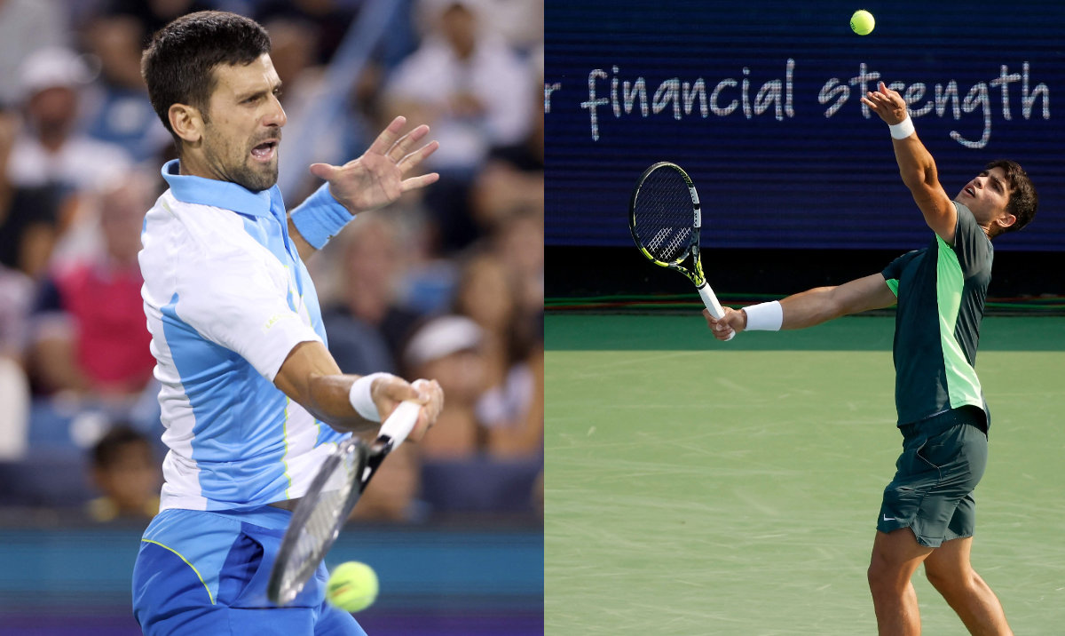 Alcaraz and Djokovic meet Sunday in a rematch of the Wimbledon final