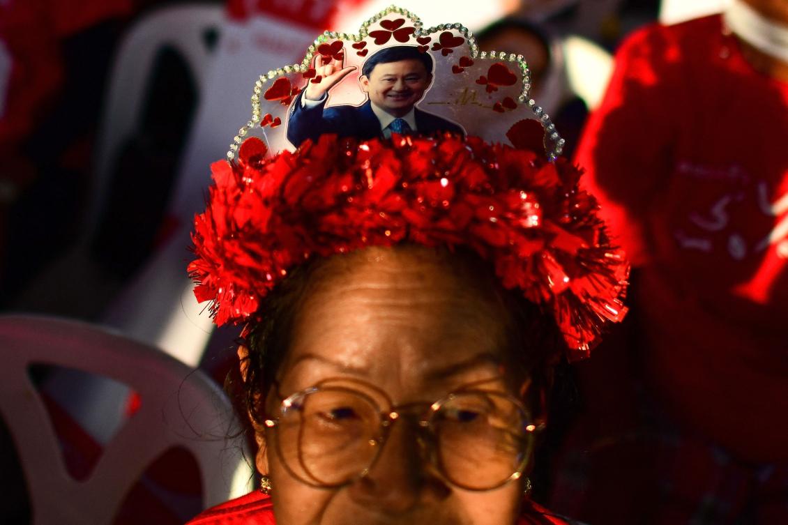 Former premier Thaksin Shinawatra is adored by many in rural areas whose lives were changed by his populist policies in the early 2000s. (AFP)
