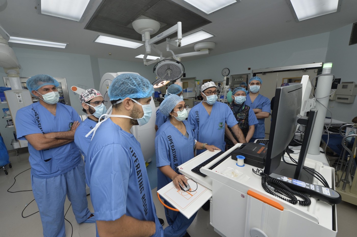 King Faisal Specialist Hospital and Research Center has achieved a milestone by using advanced robotic technology to implant electrodes into the brain of a patient with refractory epilepsy. (SPA)