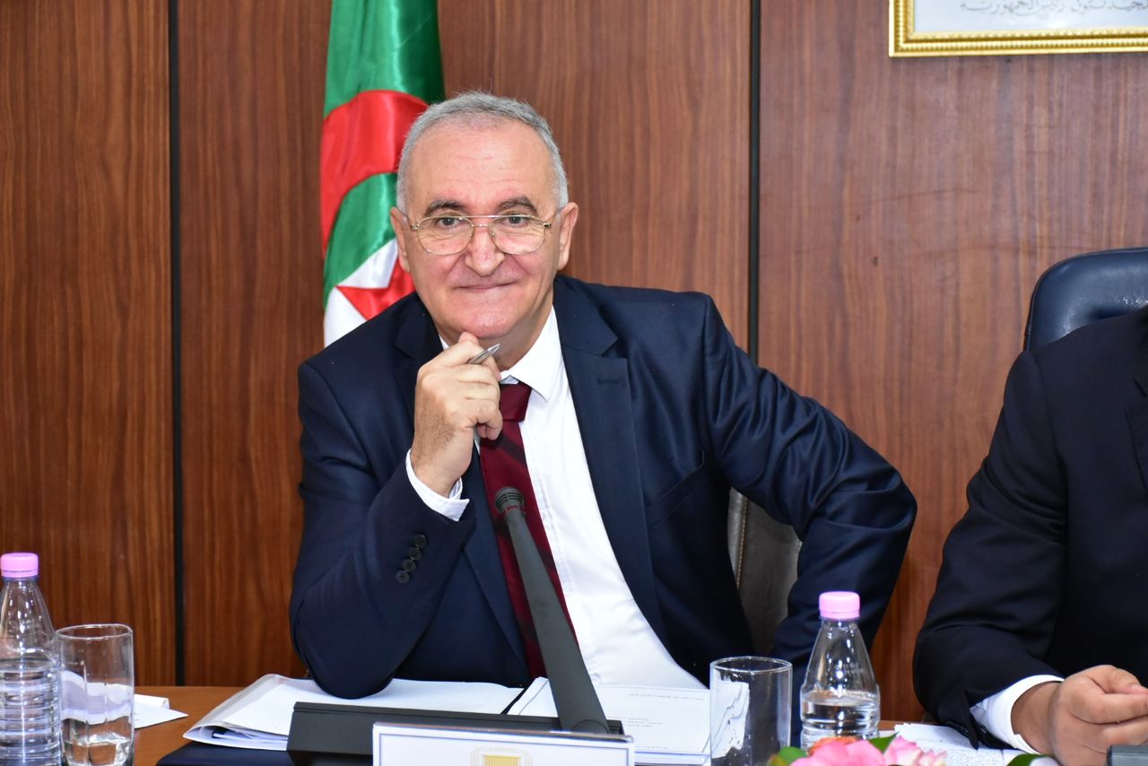 Algerian Finance Minister Laaziz Fayed. (Twitter/@MFinancedz)