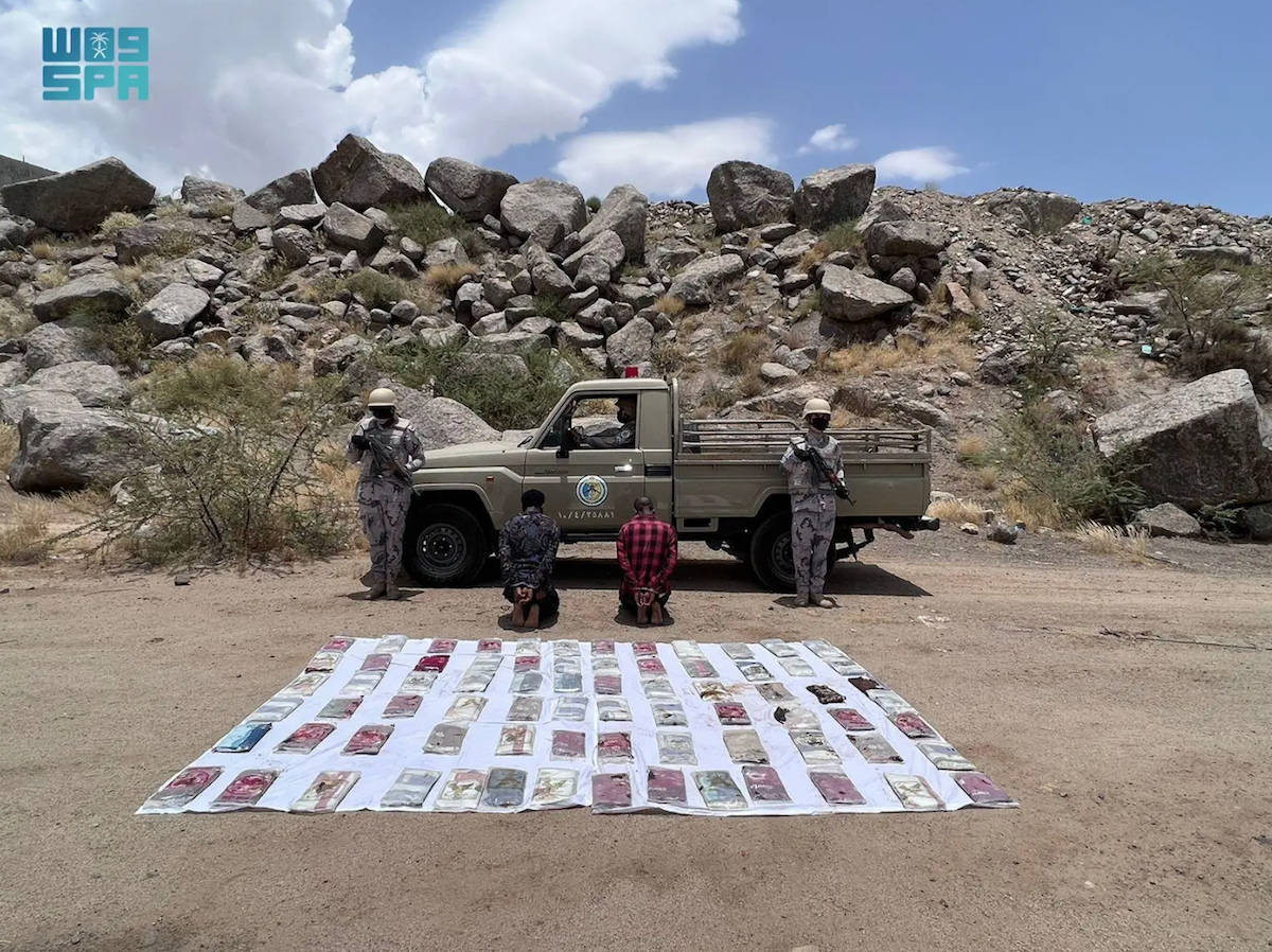 Saudi authorities foiled attempts to smuggle drugs in several regions across the Kingdom. (SPA)