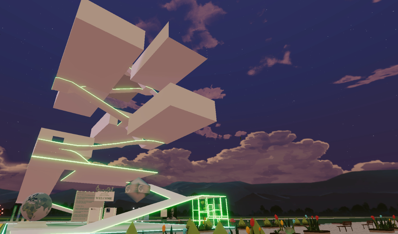 The Digital center on the Metaverse, launched in 2022, uses cultural dialogue, artistic exhibitions, and historical artifacts as a tool to bridge cultures. (Supplied)