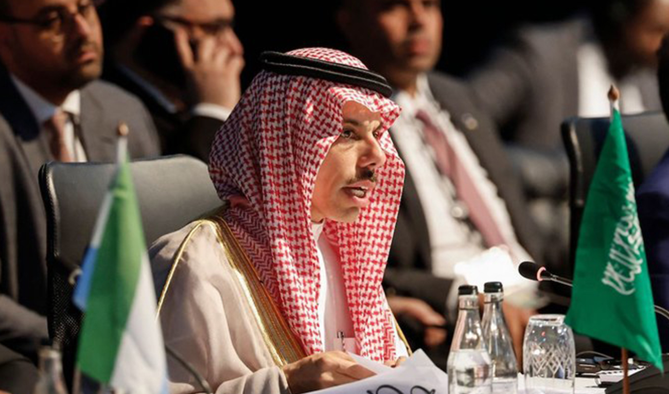Saudi Arabia’s Foreign Minister Prince Faisal bin Farhan during the BRICS summit in Johannesburg, South Africa. (Photo courtesy: Reuters)