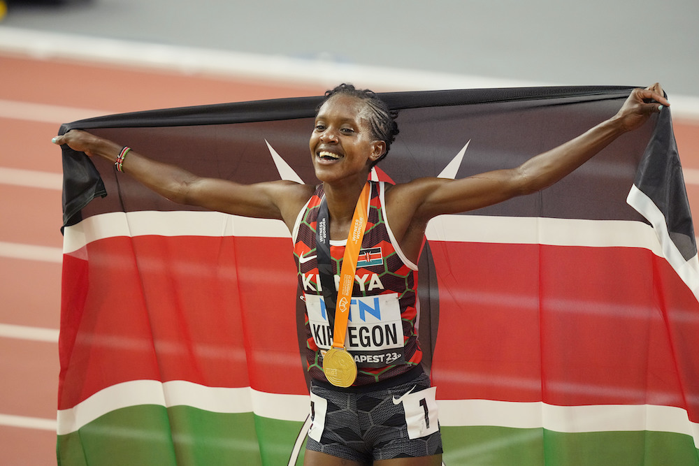 World champions gold rush for Lyles, Richardson and Kipyegon