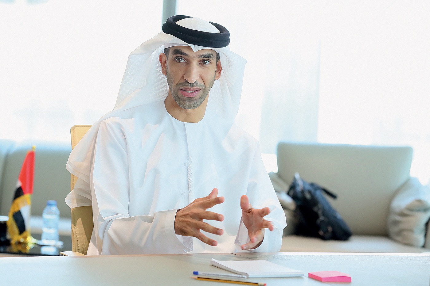 Addressing the B20 Summit in New Delhi, Thani bin Ahmed Al-Zeyoudi, the minister of state for foreign trade, underscored the necessity for collective action to support the multilateral trading system. File
