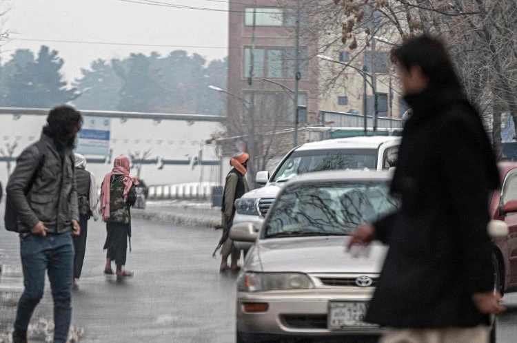 Members of Taliban security force stand guard in Kabul. (AFP file photo)