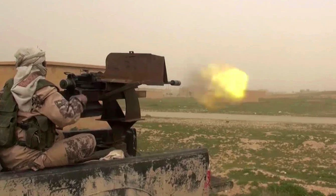 Daesh group militants attacked a convoy of oil tankers guarded by the army in the Syrian desert on Tuesday, killing seven people including two civilians, a war monitor said. (AP/File)