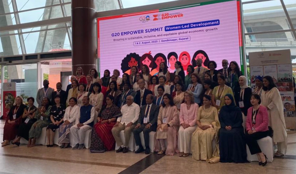 The event was held under the theme “Women-led Inclusive Development as Cusp of Inter-Generational Transformation.” (@drsangitareddy)