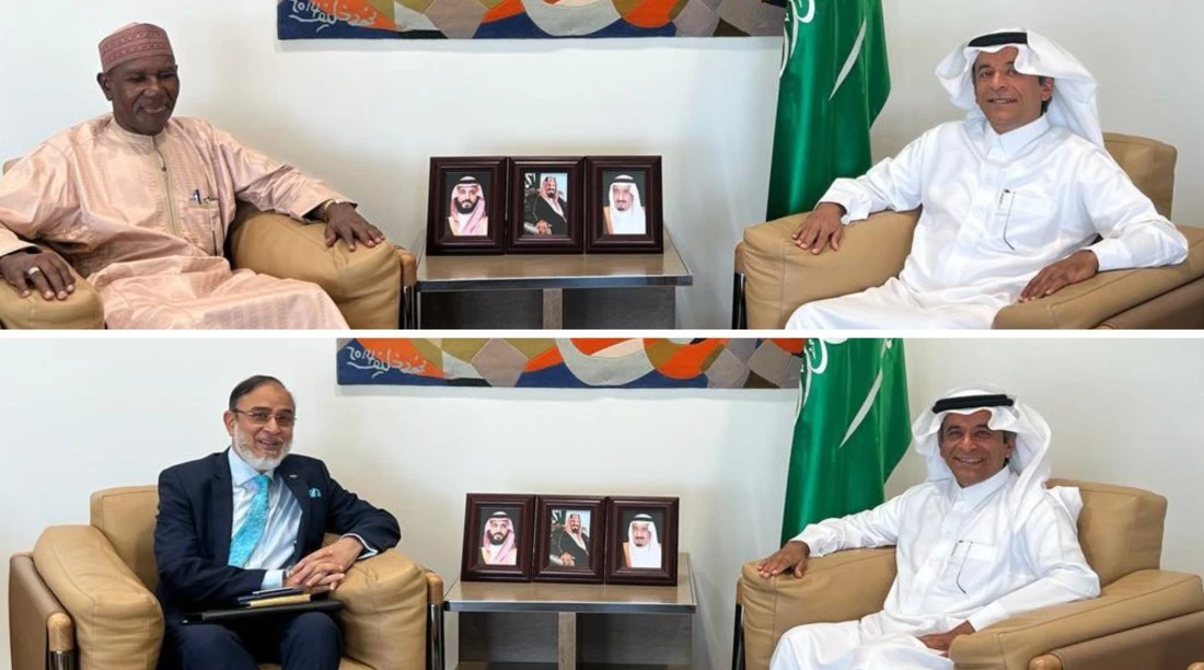 Saudi minister meets with Nigerian and Bangladeshi ambassadors