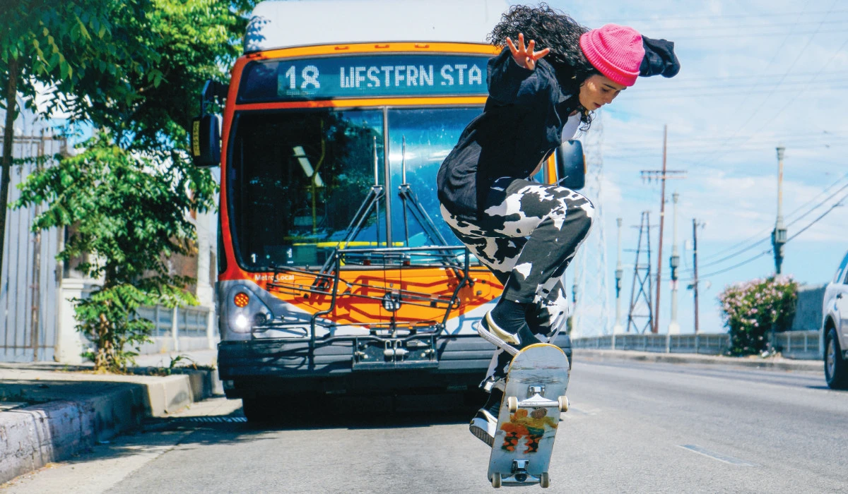 Desert Eagles is a Saudi skateboarding group that is pushing to advance local talent and make the sport more gender inclusive in Saudi Arabia. (Supplied)