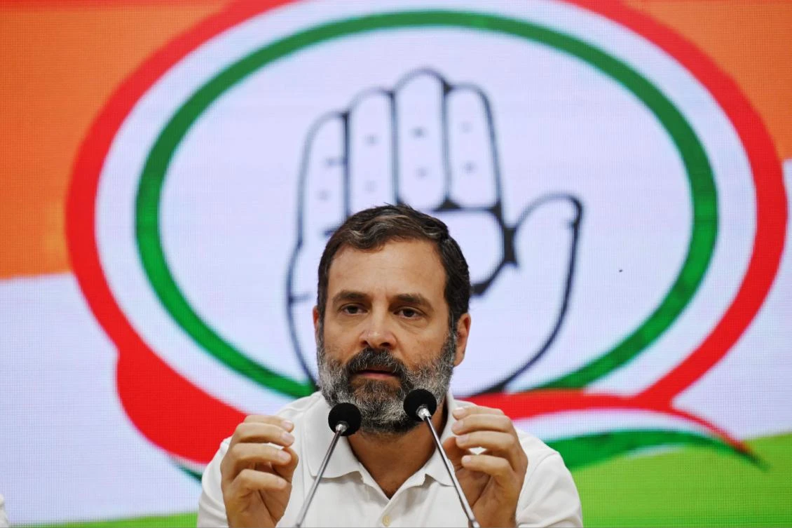 India’s main opposition leader Rahul Gandhi’s conviction for defamation was suspended by the Supreme Court last week. (AFP)